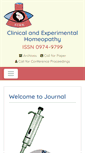 Mobile Screenshot of journal.sukulhomeopathy.com